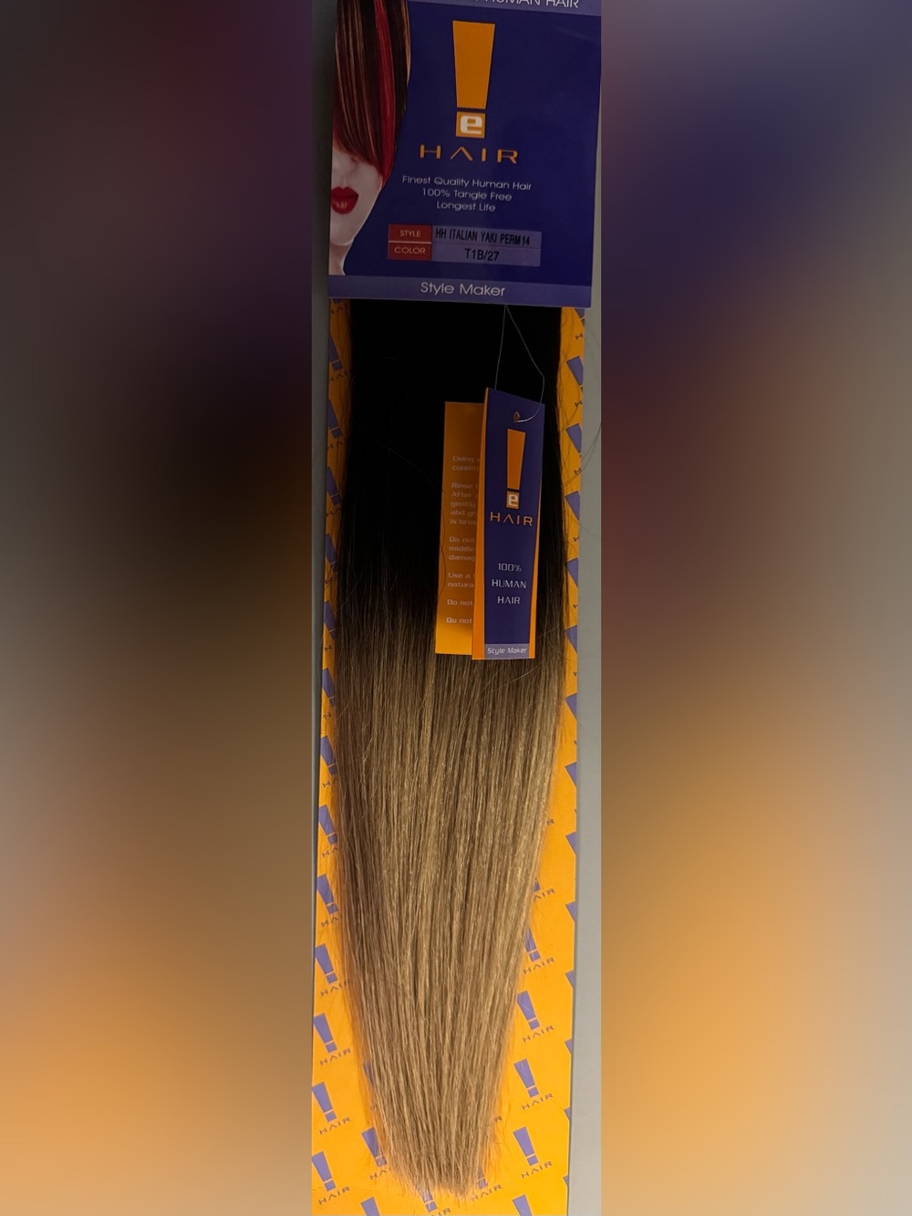 E! Hair. 100% human hair. Italian Yaki Perm.